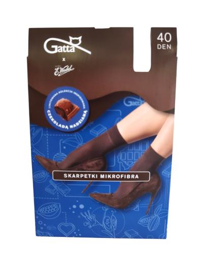 Ponožky 40 DEN - tmavá čokoláda - dark choco