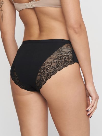 Bavlnené nohavičky LPC 162 čierne 2-balenie