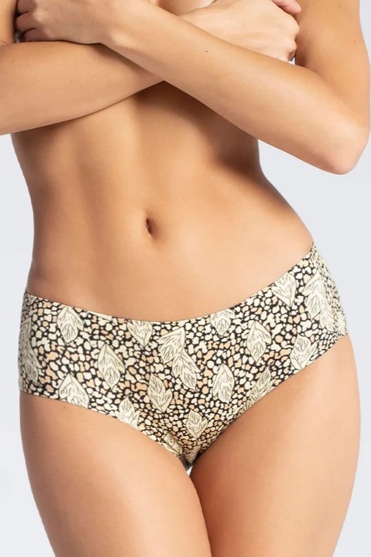 Dámske klasické nohavičky GATTA s kvetinovým vzorom 05