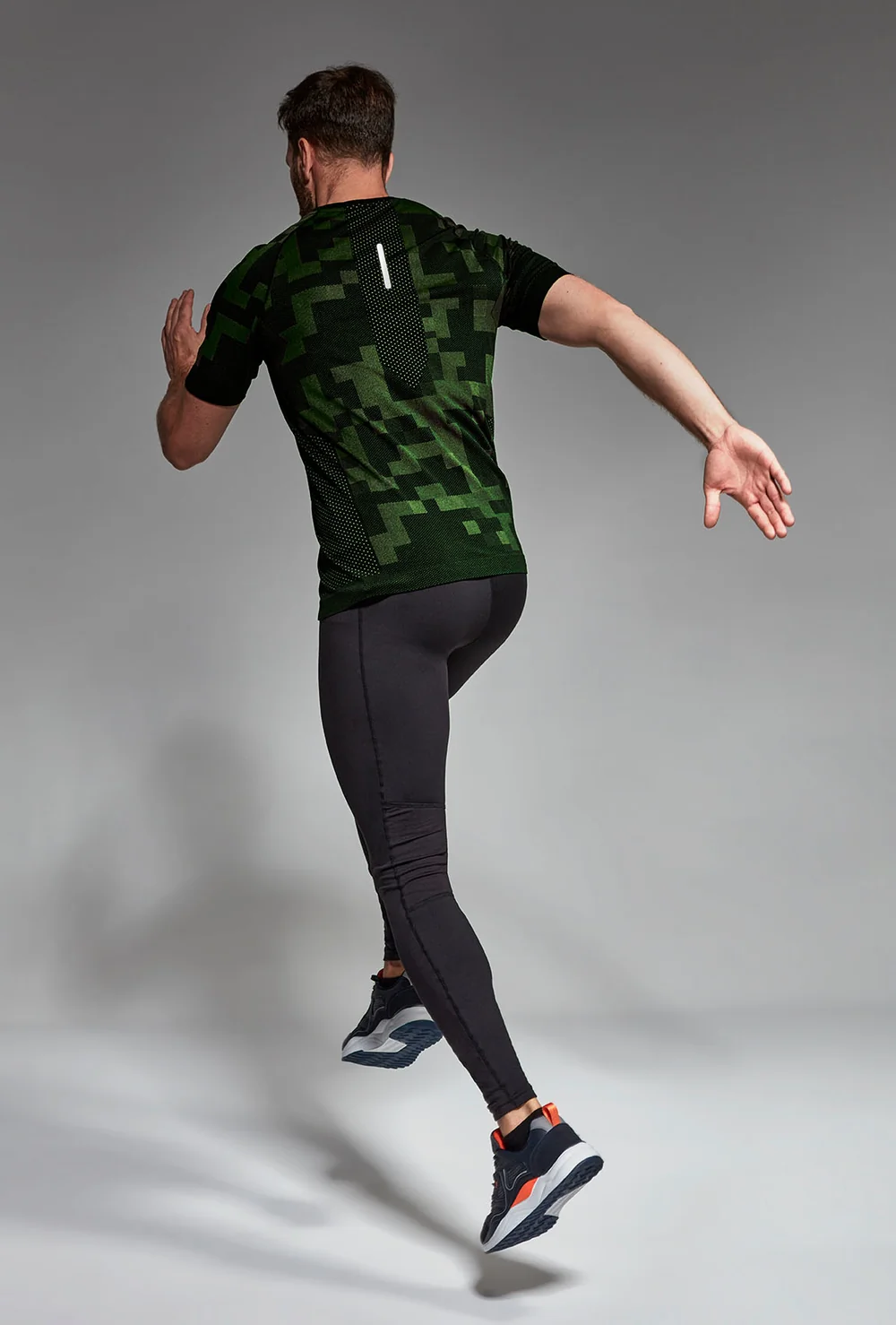 Pánske funkčné tričko BREEZE čierno zelené