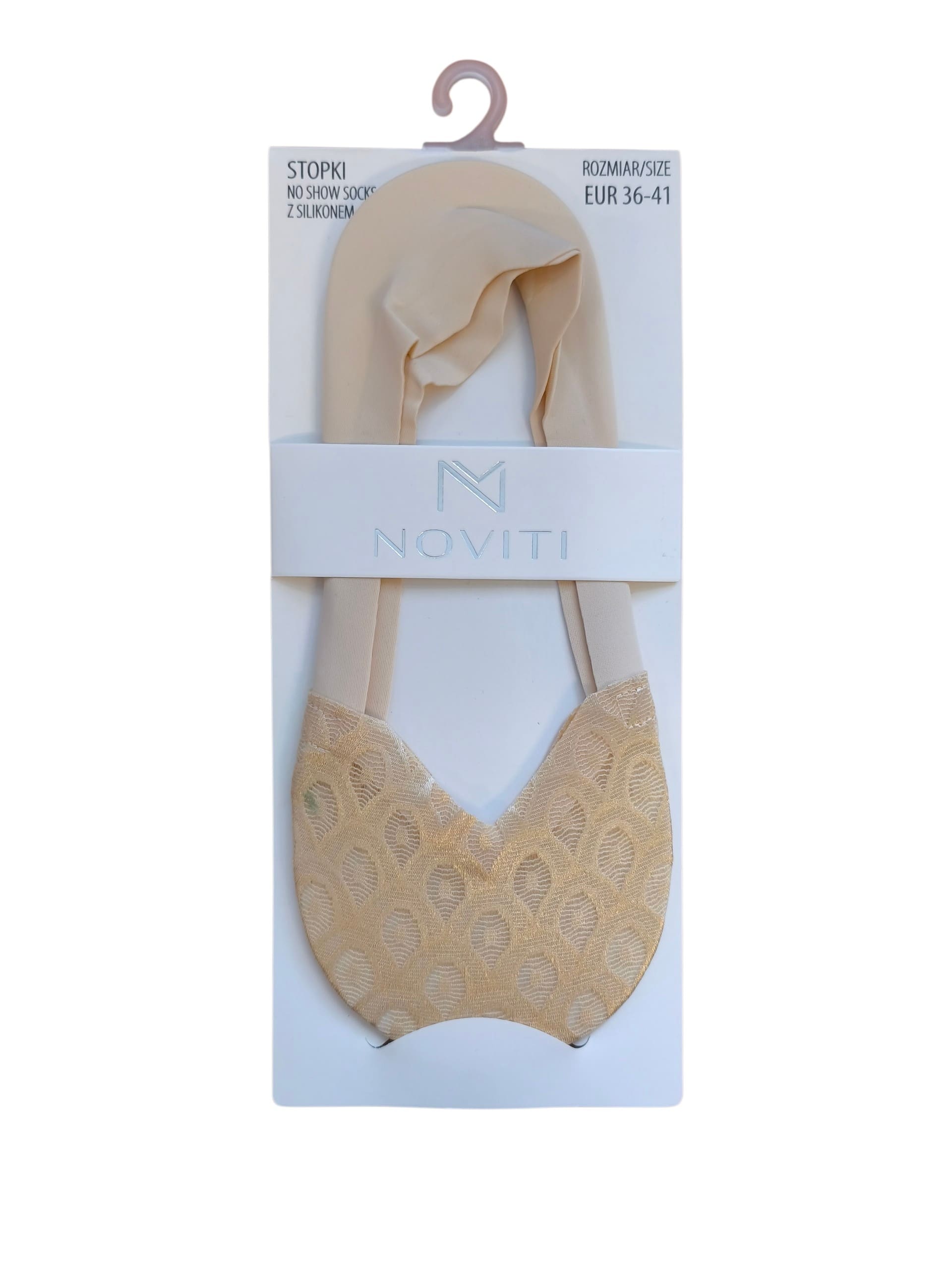 Ponožky do balerínok laser cut SN072 biele