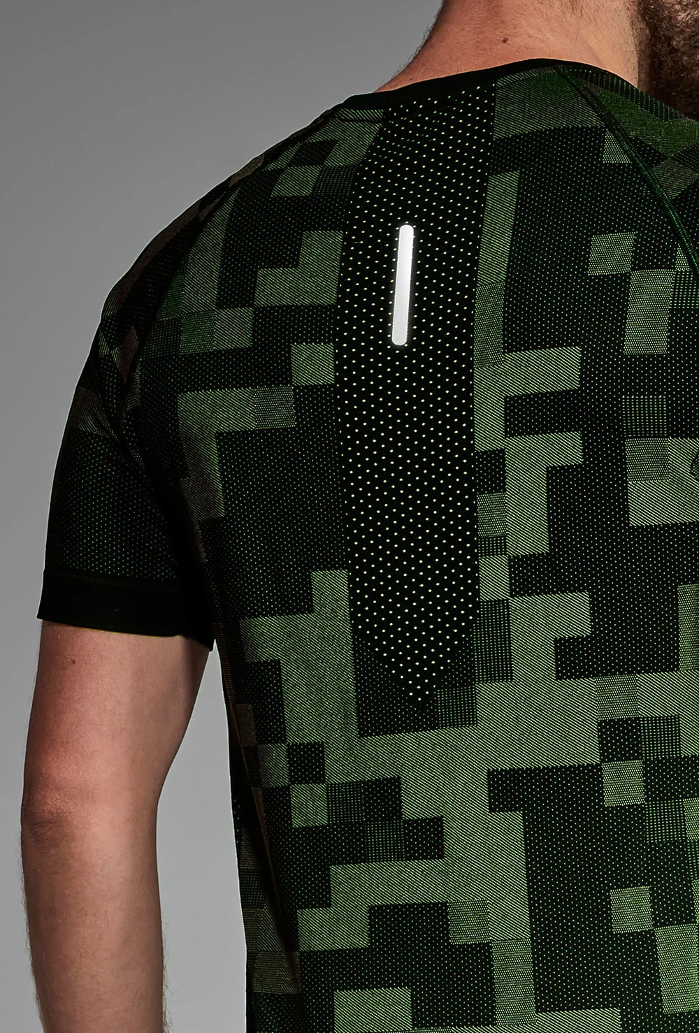 Pánske funkčné tričko BREEZE čierno zelené