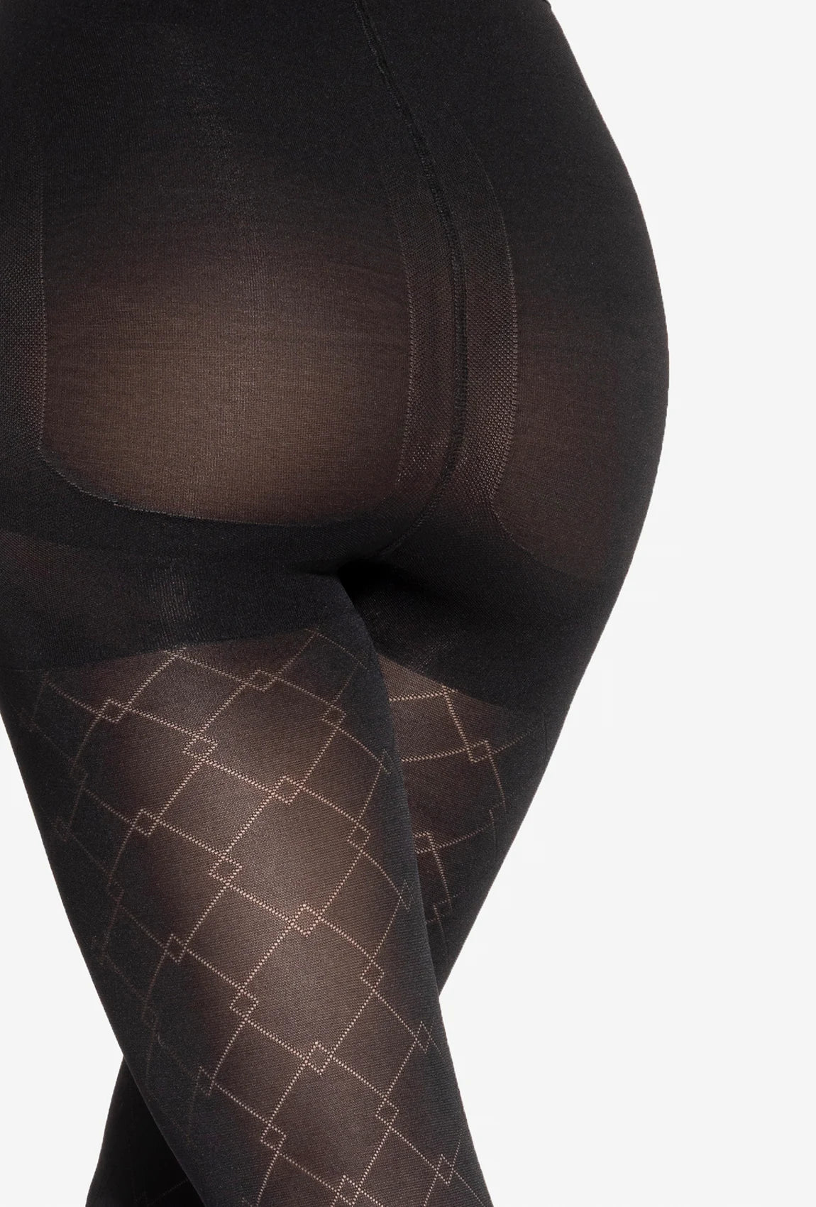 Vzorované push-up pančuchy MODELINE 07