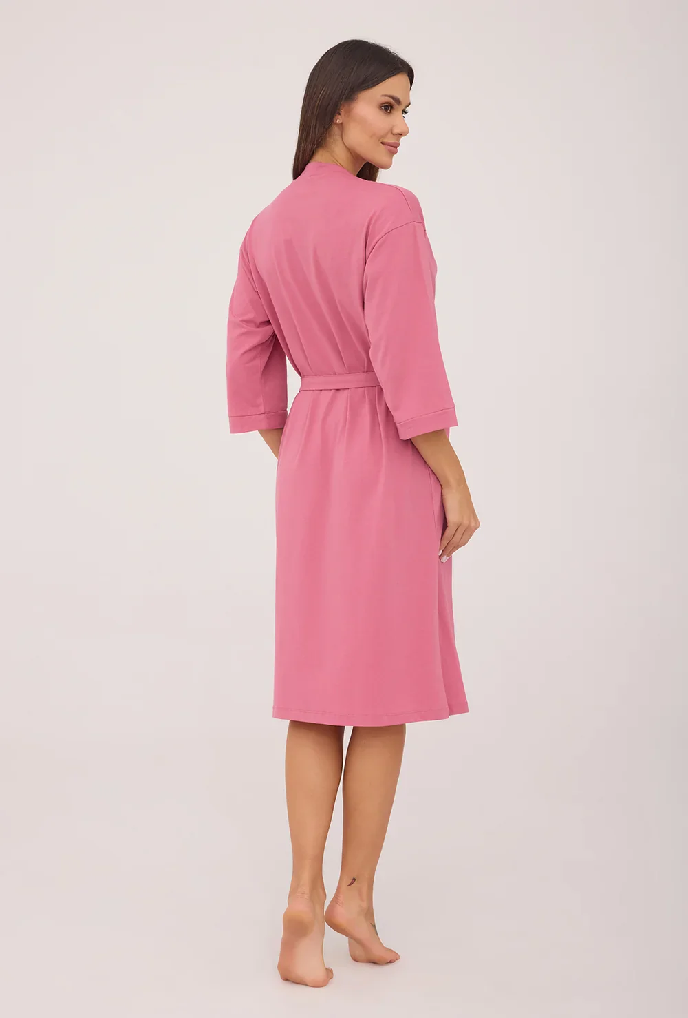 Dámsky bavlnený župan SARA - ružový