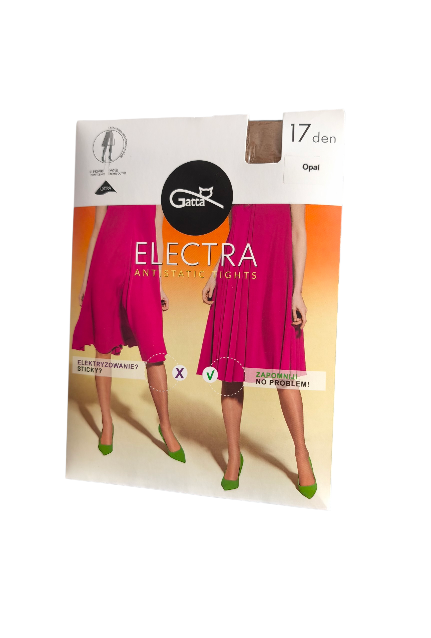 Antistatické pančuchy čierne ELECTRA 17 DEN nero
