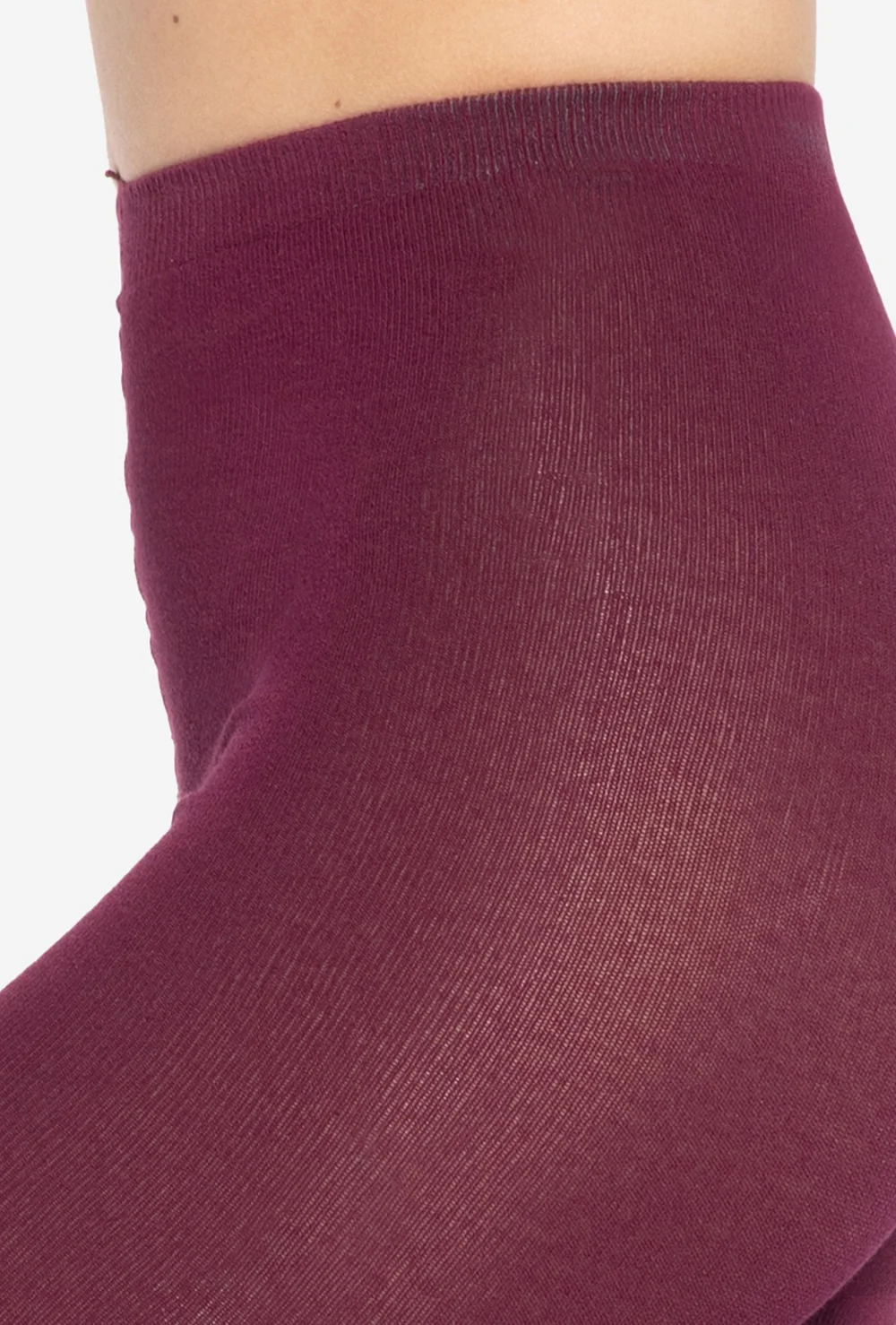 Pančuchy Gatta CELIA COTTON 80 DEN bordové