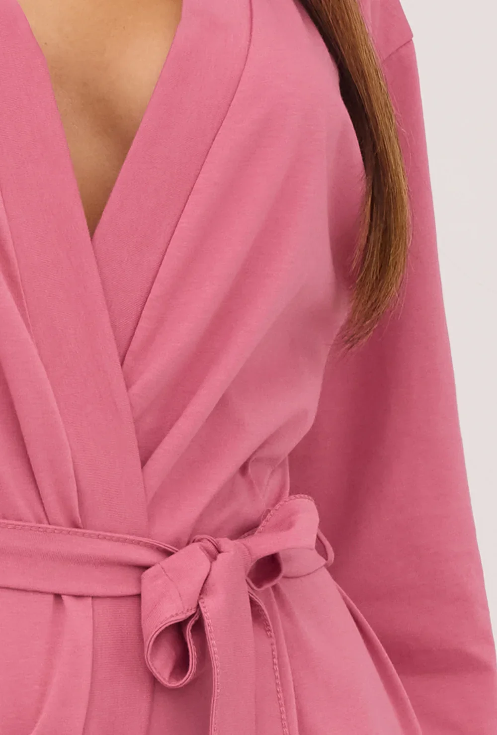 Dámsky bavlnený župan SARA - ružový