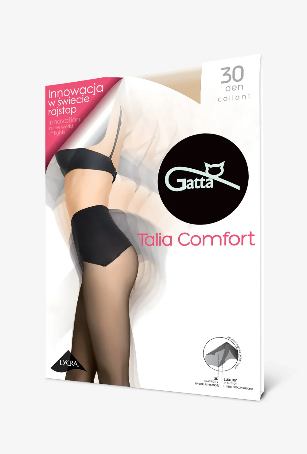 Bezšvové pančuchy TALIA COMFORT - telové