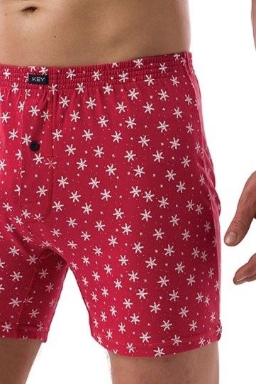 Pánske bavlnené trenky červené MXC 915